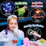 UNGLINGA 250+ Science Experiments Kits for Kids, Boys Girls Toys Birthday Gifts Ideas, Chemistry Set, S.T.E.M Activities Educational Project, Volcano Scientist Kit