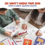 Human Anatomy Squishy Body Model - Science Kits for Kids Ages 4-8 - STEM Toys for 4 5 6 7 8 Year Old Boy Birthday Gift - Learning Educational Toys for Ages 5-7 Boys - Easter Gifts - Skeleton Parts
