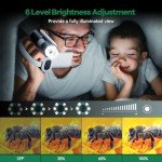 Hideal HP20 Microscope for Kids [3-in-1] [Easy and Fun] 2" IPS Portable Handheld Microscope Miniscope, Pocket Mini Scope Educational Science Kit, Birthday Easter Gifts for Kids, 32GB, White