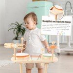 Drum Set for Toddlers 3+ Year Old Boys Girls Baby Wooden Musical Instruments Drumset for Ages Kids Montessori Preschool Educational Music Sensory Toys 3-5 Birthday