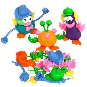 READY 2 LEARN Dough Character Accessories | Set of 52 | 21 Different Shapes | Dough Toys for Kids | Create Animals and Decorate Characters