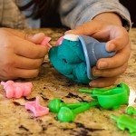 READY 2 LEARN Dough Character Accessories | Set of 52 | 21 Different Shapes | Dough Toys for Kids | Create Animals and Decorate Characters