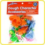 READY 2 LEARN Dough Character Accessories | Set of 52 | 21 Different Shapes | Dough Toys for Kids | Create Animals and Decorate Characters