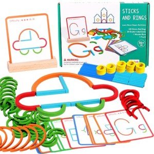 puzgic Stem Kids Toys for Creative Learning Building Educational Resources Toys for Preschool and Kindergarten Boys and Girls