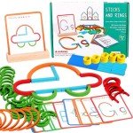 puzgic Stem Kids Toys for Creative Learning Building Educational Resources Toys for Preschool and Kindergarten Boys and Girls