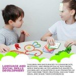 puzgic Stem Kids Toys for Creative Learning Building Educational Resources Toys for Preschool and Kindergarten Boys and Girls