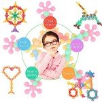 TOMYOU 200 Pieces Building Blocks Kids STEM Toys Educational Discs Sets Interlocking Solid Plastic for Preschool Boys and Girls Aged 3+, Safe Material Creativity