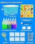 24 Colors Magic Gel Water Elf Toy Kit - Aqua Elf Water Fairy Kit with 16 Molds, Fun DIY Water Toy Set for Kids Creative Play, Craft Gift for Boys and Girls Birthdays & Holidays Easter