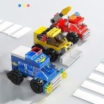 Vilbocr Urban Rescue Series Building Block Toys,Stacking Skill Training and Creative Thinking Cultivation， Building kit Toys Best Gift for Boys Aged 4-10… (Forest Firefighting)
