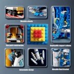 Vilbocr Urban Rescue Series Building Block Toys,Stacking Skill Training and Creative Thinking Cultivation， Building kit Toys Best Gift for Boys Aged 4-10… (Forest Firefighting)