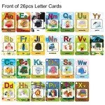 Coolplay A-Z 26 Alphabet Water Cards, Children Drawing Card for Kids Educational Toys for Travel