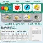 Premkid Exercise Dice for Kids,12-Sided Giant Foam Dice for Indoor and Outdoor Use, Kids Exercise Equipment for Classroom and Physical Education Learning, Dice Games, Yoga Dice for Preschool Games
