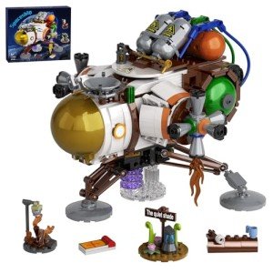 Outer Spaceship Building Blocks Toys, Explore The Universe Space Game Spaceship Toy Model, Compatible with Lego, Collection Creative Building Kit for Game Fans Boys, Aged 8+ (879 PCS)