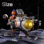 Outer Spaceship Building Blocks Toys, Explore The Universe Space Game Spaceship Toy Model, Compatible with Lego, Collection Creative Building Kit for Game Fans Boys, Aged 8+ (879 PCS)