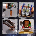 Outer Spaceship Building Blocks Toys, Explore The Universe Space Game Spaceship Toy Model, Compatible with Lego, Collection Creative Building Kit for Game Fans Boys, Aged 8+ (879 PCS)