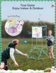 besrey Fort Building Kit for Kids - 144 Pieces Play Fort Construction STEM Building Toys Indoor/Outdoor for Boys & Girls Ages 5+, Glow Fort Building Kit, Tunnels, Create Tents, Castles, Rockets & More