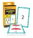Carson Dellosa 54 Toddler Flash Cards, 0-25 Counting and Number Recognition Math Flashcards for Toddlers 3-5 Years, Kindergarten and Preschool Learning Activities and Educational Games