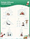 besrey Fort Building Kit for Kids - 144 Pieces Play Fort Construction STEM Building Toys Indoor/Outdoor for Boys & Girls Ages 5+, Glow Fort Building Kit, Tunnels, Create Tents, Castles, Rockets & More