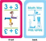 School Zone - Math War Addition & Subtraction Game Cards - Ages 6 and Up, Kindergarten, 1st Grade, 2nd Grade, Math Games, Numbers, Addition & Subtraction Facts, Early Math, and More