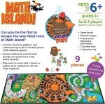 Learning Resources Math Island Addition & Subtraction Game, Educational Games, Elementary Math, Teaching Toys, Children’s Math Games, Educational Indoor Games, 8 Pieces, Age 6+