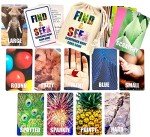 Hapinest Find and Seek Scavenger Hunt Card Game, Indoor Outdoor Activities for Kids Toddler & Family, Beach Camping Travel Car Games for Road Trips, Kids Scavenger Hunt Game Age 3 4 5 6 Years Old & Up