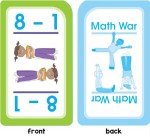 School Zone - Math War Addition & Subtraction Game Cards - Ages 6 and Up, Kindergarten, 1st Grade, 2nd Grade, Math Games, Numbers, Addition & Subtraction Facts, Early Math, and More