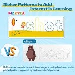 Learning Educational Toys for 2 3 4 5 6 Years Old Boys Girls, See & Spell Matching Letter Game with Alphabet Cards for Kids, Preschool CVC Word Builders Toy, Christmas Birthday Gifts for Age 2-4 4-6