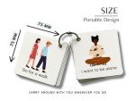 Special Needs Communication Cards for Non Verbal Children and Adults with Autism, Speech Delay Visual aid PECS