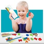 Learning Educational Toys for 2 3 4 5 6 Years Old Boys Girls, See & Spell Matching Letter Game with Alphabet Cards for Kids, Preschool CVC Word Builders Toy, Christmas Birthday Gifts for Age 2-4 4-6