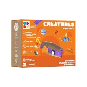 Oddy Creatures Water Friend Creative Building Kit - Eco-Friendly STEM Toy Set for Kids 4+