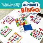 Peaceable Kingdom Alphabet Bingo! Letter Learning Educational Board Game for 2 to 6 Kids Ages 4+