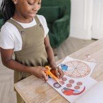Melissa & Doug Scissor Skills Activity Book With Pair of Child-Safe Scissors (20 Pages) - FSC Certified