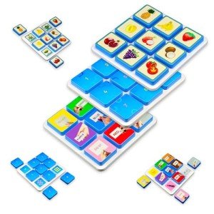 Edu&Kate Activity Box/Stage 3 Kit Volume 3 – Sensory Toys for Toddlers 1-3 for Learning Colors, Fruits & Math, Educational Autism Learning Materials, Special Needs Toys for Children