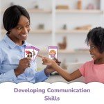 CHEFAN 120 PCS Autism Communication Cards for Speech Delay Non Verbal Children and Adults, Special Needs Visual Aid Language Learning Cue Cards Special Ed Feelings Emotions Flash Cards