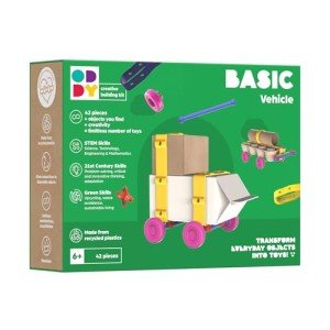 Oddy Basic Vehicle Creative Building Kit - Eco-Friendly STEM Toy Set for Kids 6+