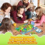 SkilLify Memory Board Games for Kids and Adult, Family Night Party Games for Children, Picture Flash Cards Improve Brain Training Learning Educational Activities Develop Concentration and Observation