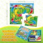 SkilLify Memory Board Games for Kids and Adult, Family Night Party Games for Children, Picture Flash Cards Improve Brain Training Learning Educational Activities Develop Concentration and Observation