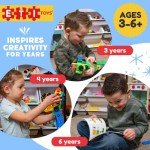 ETI Toys STEM Learning Original Educational Construction Engineering Building Blocks Set for 3, 4 and 5+ Year Old Boys & Girls | Creative Fun Building Toys for Kids Kit, STEM Toys Gift (172 PCS)