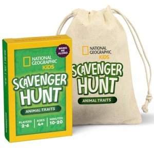 National Geographic - Outdoor Scavenger Hunt Card Game for Kids 4 & Up - Fun Summer & Outside Activity - Gifts for Boys & Girls Ages 4, 5, 6, 7, 8, 9