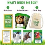National Geographic - Outdoor Scavenger Hunt Card Game for Kids 4 & Up - Fun Summer & Outside Activity - Gifts for Boys & Girls Ages 4, 5, 6, 7, 8, 9
