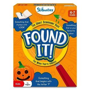 Skillmatics Indoor Scavenger Hunt Card Game - Found It, Learning Toys, Educational, Gifts for Kids, Boys, Girls and Families, for Ages 4, 5, 6, 7, Perfect for Home, School, Playdates