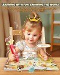 KOKODI Talking Pen Books Sets, Interactive Audio Sound Books Kids Learning Electronic Toys for Boys Girls, Autism Sensory Games, Early Educational Gifts Birthday Gifts for Toddlers Kids Age 2 3 4 5