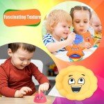 Aokeleilei Sensory Toys Kids Toddlers-Social Emotional Feelings Special Needs, Texture Shapes Learning Toy Preschool Fidget Classroom Must Haves, Stress Calming Toys for Kids Stocking Stuffers