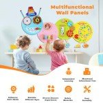 Muiofang Sensory Wall Panels for Kids: Caterpilla Sensory Wall Board for Toddlers Infants Children with Special Needs- Busy Board for Playroom Daycare Nurseries Schools
