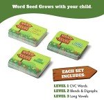 Word Seeds - Phonics Games for Kids Ages 4-8, Kindergarten Learning Activities, Learn to Read Game, Kindergarten Games for Classroom, CVC Games
