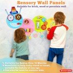 Muiofang Sensory Wall Panels for Kids: Caterpilla Sensory Wall Board for Toddlers Infants Children with Special Needs- Busy Board for Playroom Daycare Nurseries Schools