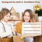 ZLemma Cardboard Construction Kit - 425 PCS Kids Building Set with Safe Serrated Cutter, Crease Roller, Screws & Nuts , STEM Upcycled Tool for DIY Cardboard Projects, Engineering & Creativity