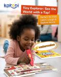 KOKODI Talking Pen Books Sets, Interactive Audio Sound Books Kids Learning Electronic Toys for Boys Girls, Autism Sensory Games, Early Educational Gifts Birthday Gifts for Toddlers Kids Age 2 3 4 5