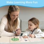 Handwriting Book Practice for Kids,Reusable Grooved Handwriting Books, Writing Practice for Kids Age 3-5