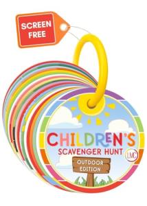 Children's Scavenger Hunt: Outdoor Edition | Toddler Activities | Games for 2, 3 Year Old's & Up | Kids Educational Scavenger Hunt Cards by LMC Products (Classic)
